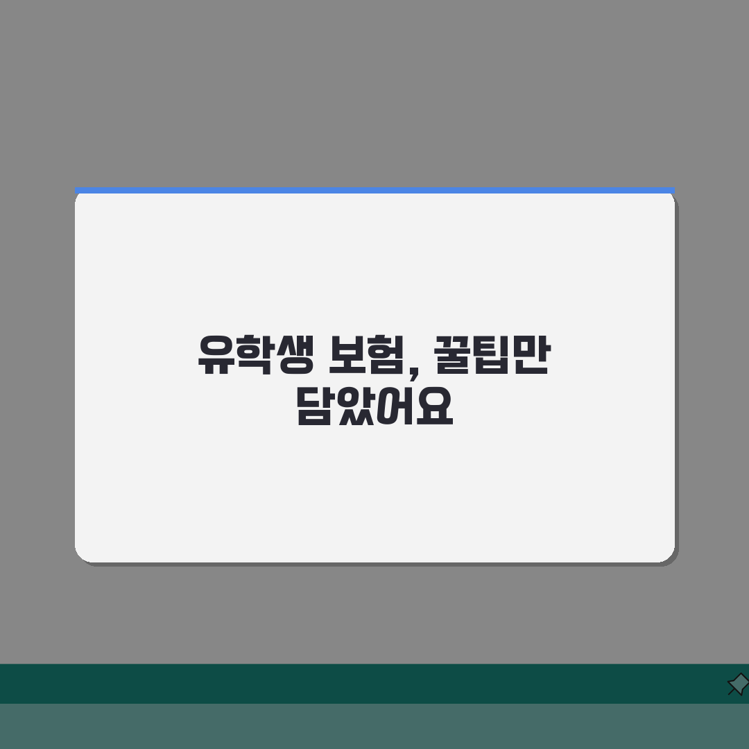 해외여행보험 유학생 의료보장 가입방법 | 장기체류 학생을 위한 연간 의료실비 보장안내 꿀팁